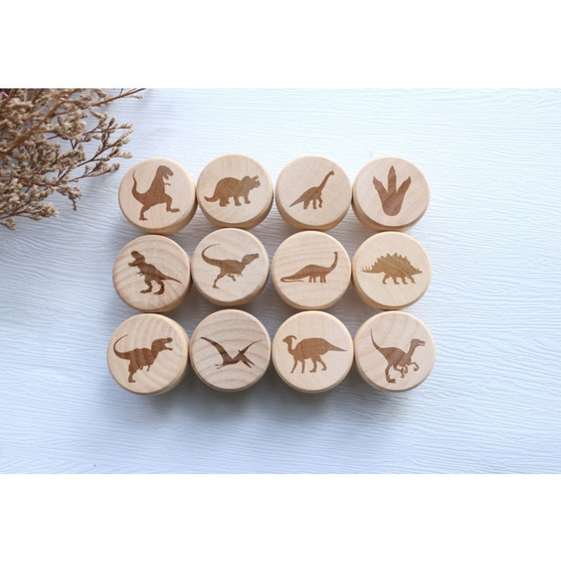 boho nursery engraved dinosaurs furniture wardrobe dresser flat wood cabinet drawer pulls knobs handles hardware