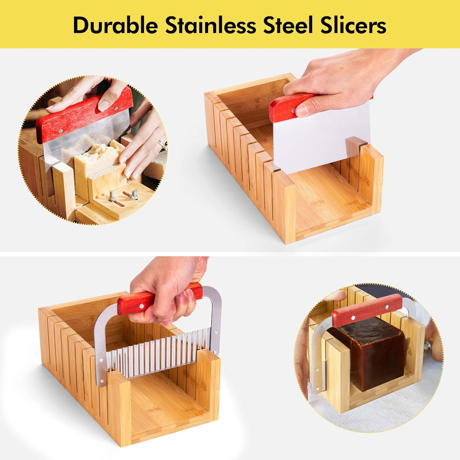 soap cutter slicer home manual silicone bar soap molds making machine kit equipment with wooden box cutter measuring tools