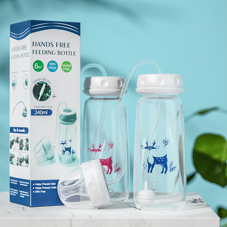 High Quality Newborn PP Material Milk BottleSafe Drinking Infant Feeding Bottle Holder Pillow For Hands Free Feeding