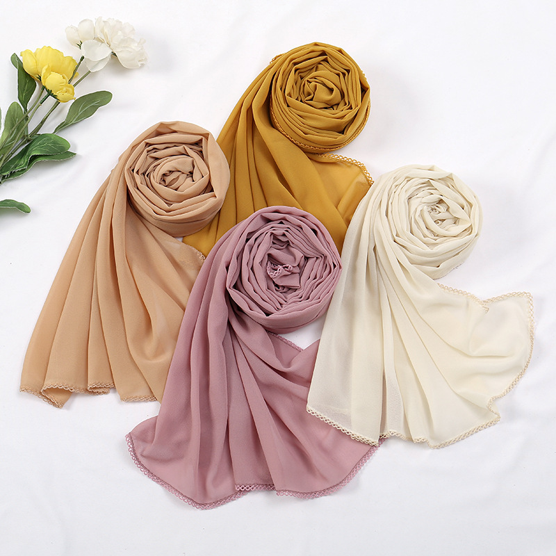 Hot Sell New Style Solid Color Kerchief Head Soft Breathable Scarf Winter Scarf For Women