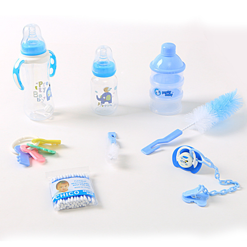 280ML And 150ML Standard Caliber PP Baby Feeding Bottle 8 Pieces Gift Set Pacifier