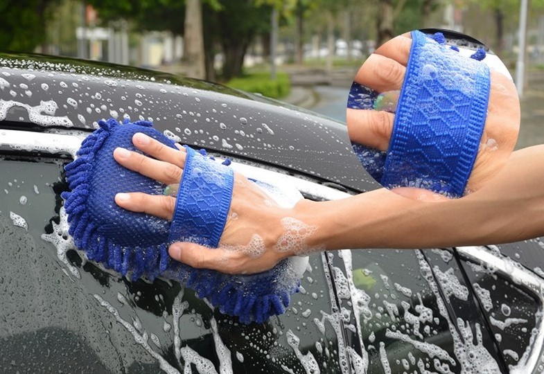 Chenille Microfiber Car Washing Sponge for Wholesale