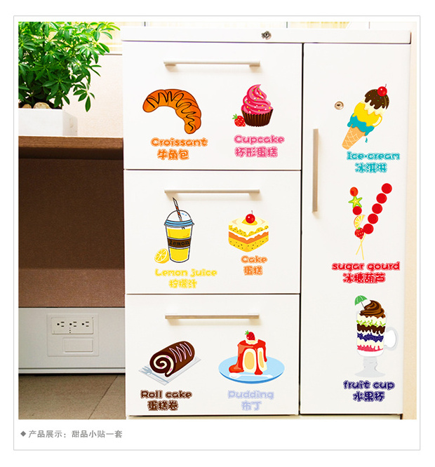 YIYAO ABC Stickers Alphabet Animal Wall Decals for Classroom