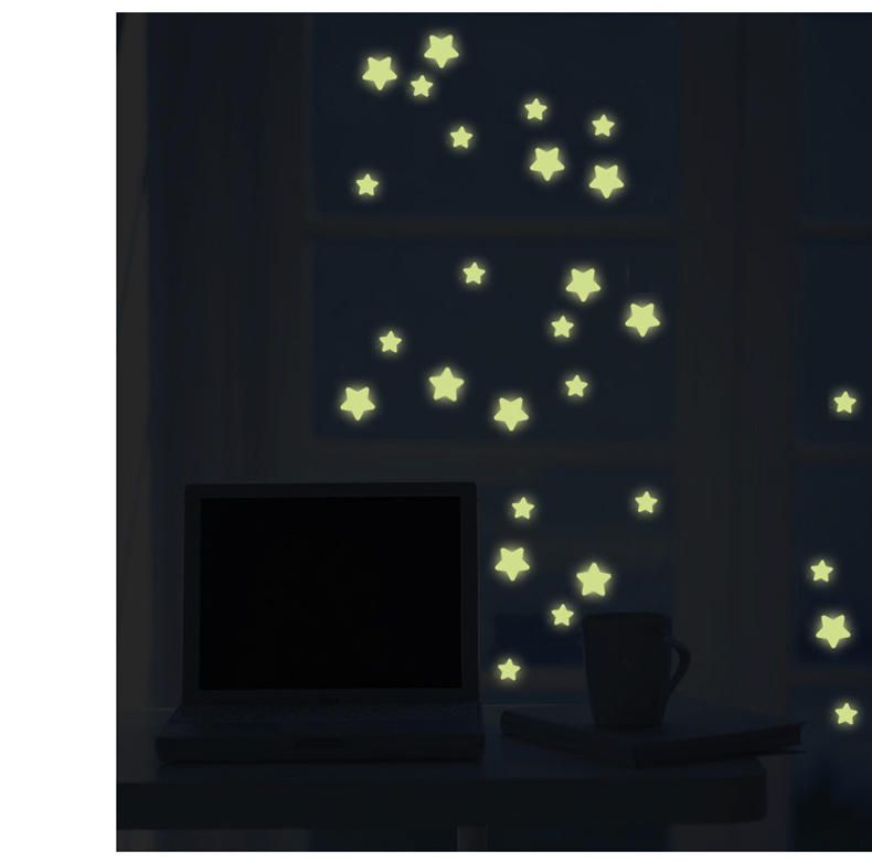 YIYAO Glow in The Dark Stars Planets Ceiling Wall Stickers Solar System Luminous Stickers