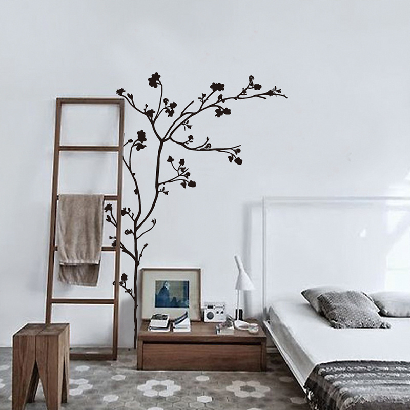 YIYAO Cheap Wholesale Chinese Plum Blossom Tree Wall Sticker Vinyl Removable for Living room