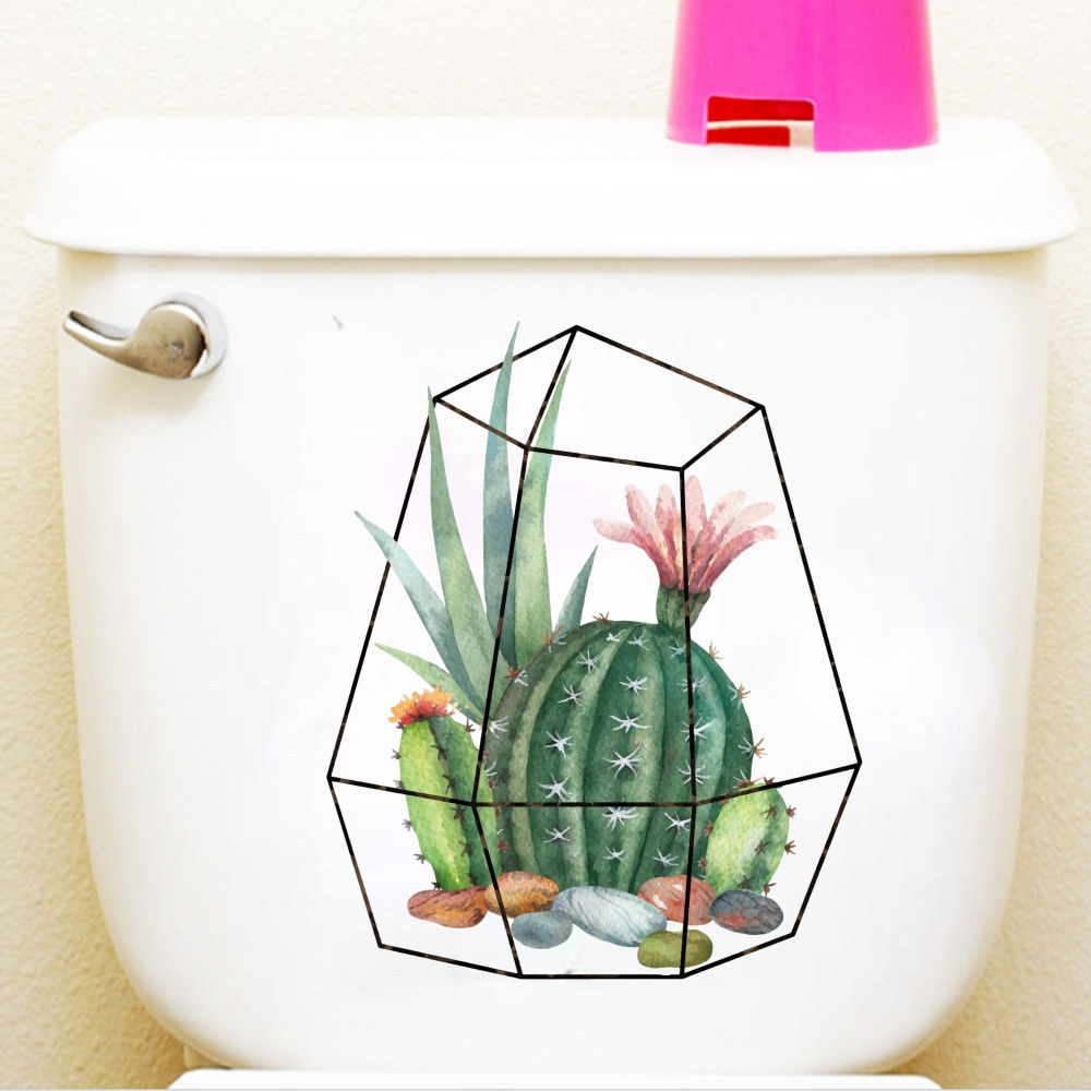 Yiyao Cactus toilet sticker