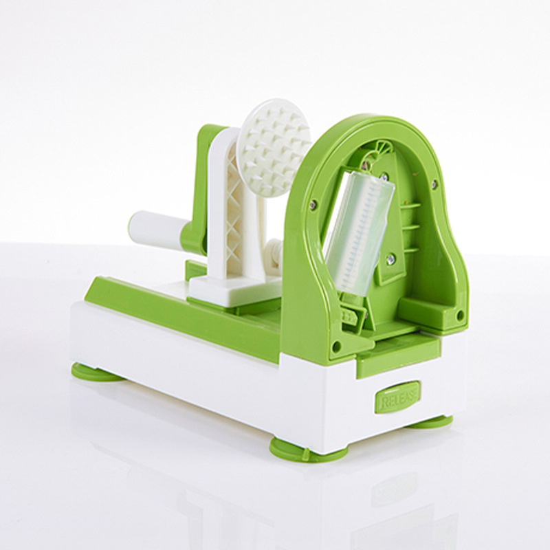 vegetable chopper - spiralizer vegetable slicer Hand crank type 5 in 1 vegetable chopper