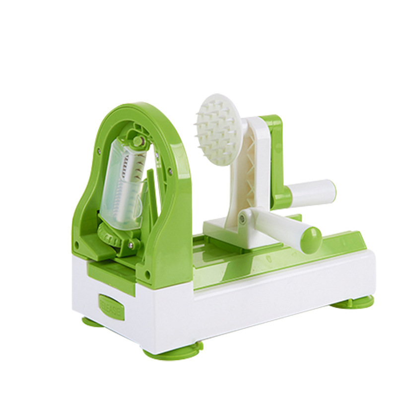 vegetable chopper - spiralizer vegetable slicer Hand crank type 5 in 1 vegetable chopper