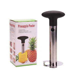 Hot Sale Customized Package Pineapple Corer Slicer Cutter Stainless Steel Pineapple Peeler Corer Slicer