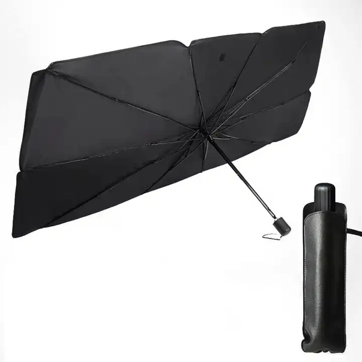 Uv Protection Sun Shade Windshield Portable Car Foldable Sunshades Umbrella For Windshields Of Various Car Models