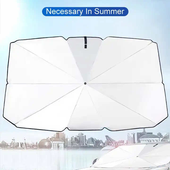 Uv Protection Sun Shade Windshield Portable Car Foldable Sunshades Umbrella For Windshields Of Various Car Models