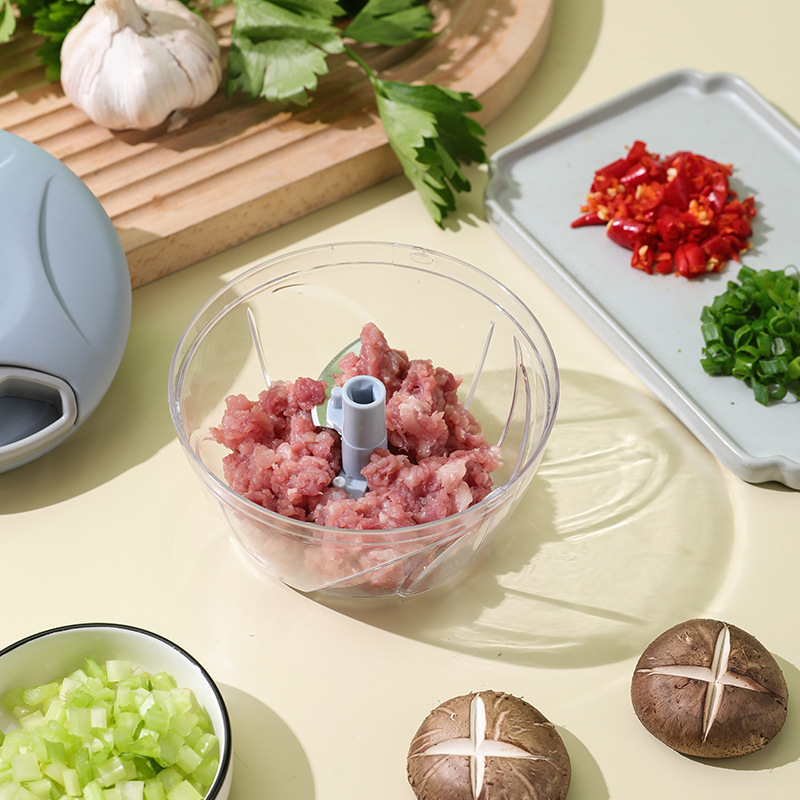 Multi Function Mini Manual Blender Hand Pull Meat Garlic Chopper Quick Press Nut Onion Salad Vegetable Cutter Veggie Chopper