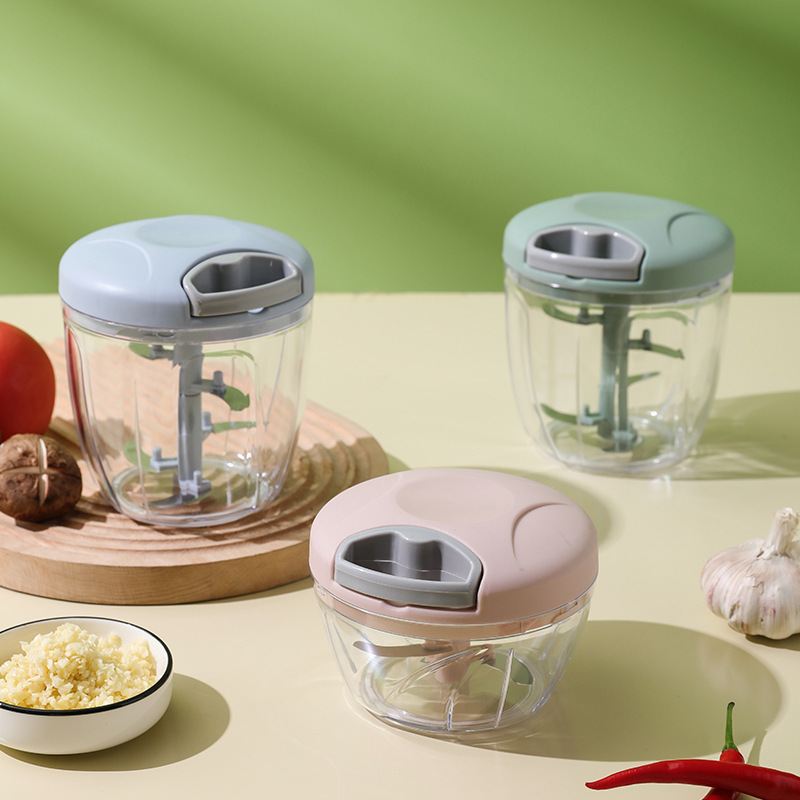 Multi Function Mini Manual Blender Hand Pull Meat Garlic Chopper Quick Press Nut Onion Salad Vegetable Cutter Veggie Chopper