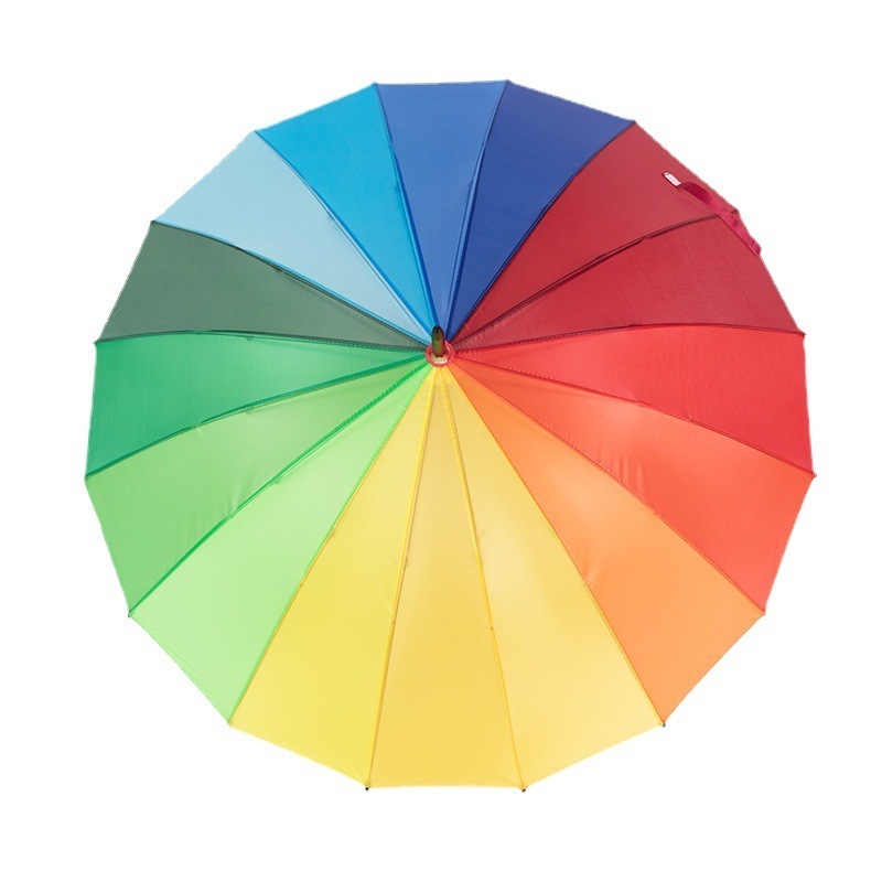 Fashion Rainbow Umbrellas Anti-uv Sun Umbrella Rainbow Umbrellas