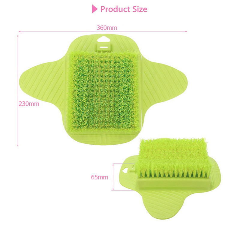 Shower Feet Scrubber Brush Massage Clean Bathroom Brush Foot Care Brush Foot Cleaner Washer