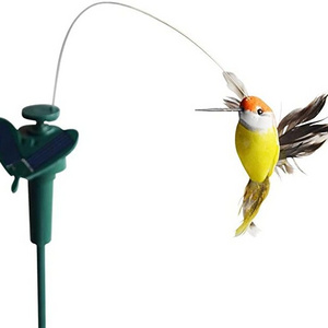 Solar/Battery Powered Flying Fluttering Hummingbird Bird Butterfly for Garden Yard Plants Flowers Patio Landscape Outside Decor