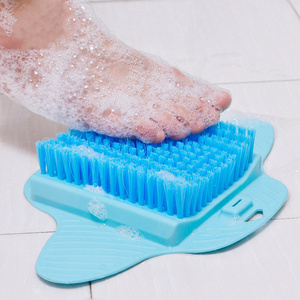 Shower Feet Scrubber Brush Massage Clean Bathroom Brush Foot Care Brush Foot Cleaner Washer