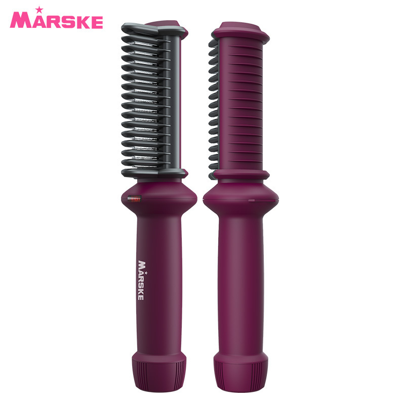 MARSKE Home Use Professional Fast Ceramic Cheap Portable Flat Iron Styling Tools Volume Curling Hair Straightener for women