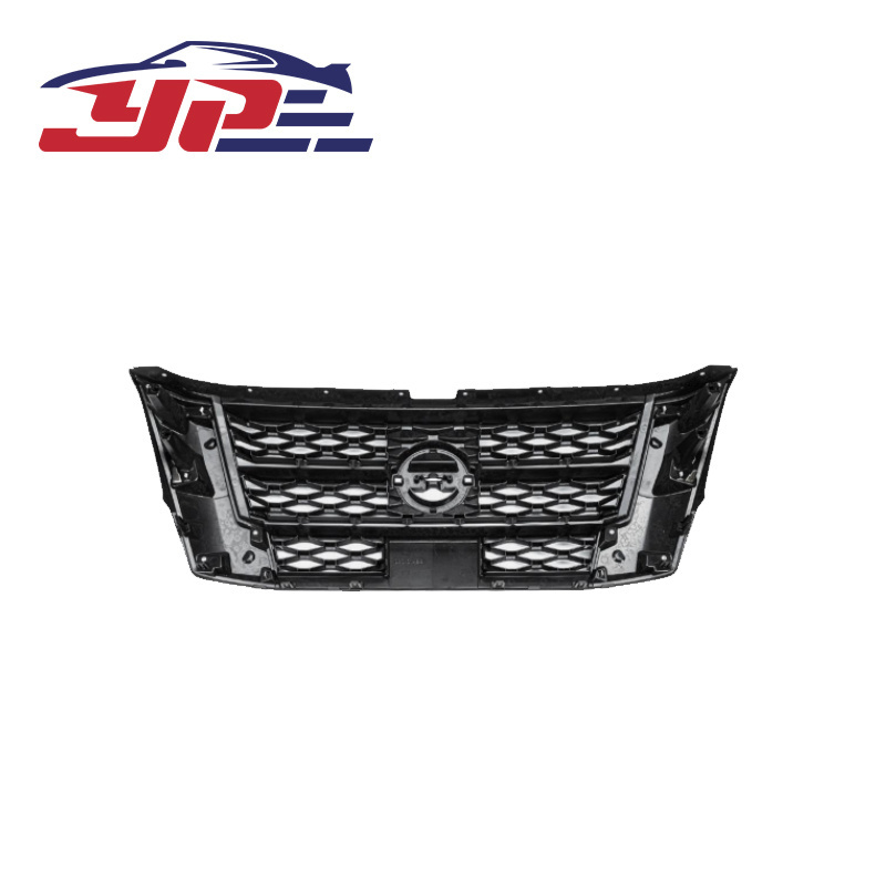 YOUPEI Front Bumper Grille Mesh Matte Black Grille For Nissan Navara 2021