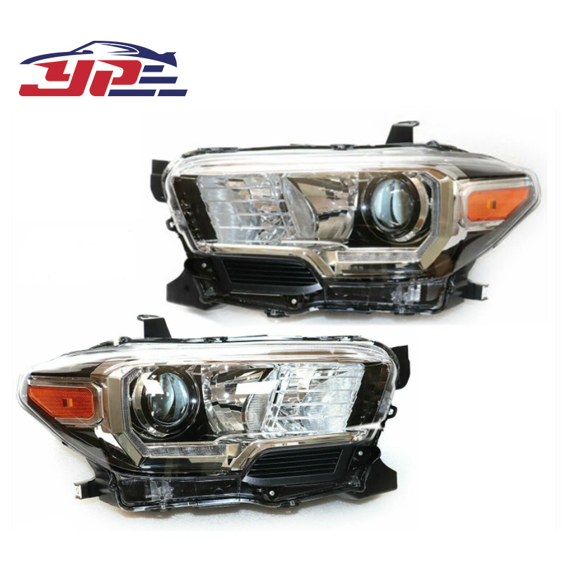 YOUPEI Chrome LED Head Lamp Headlight For Toyota Tacoma 2016 2017 2018 2019