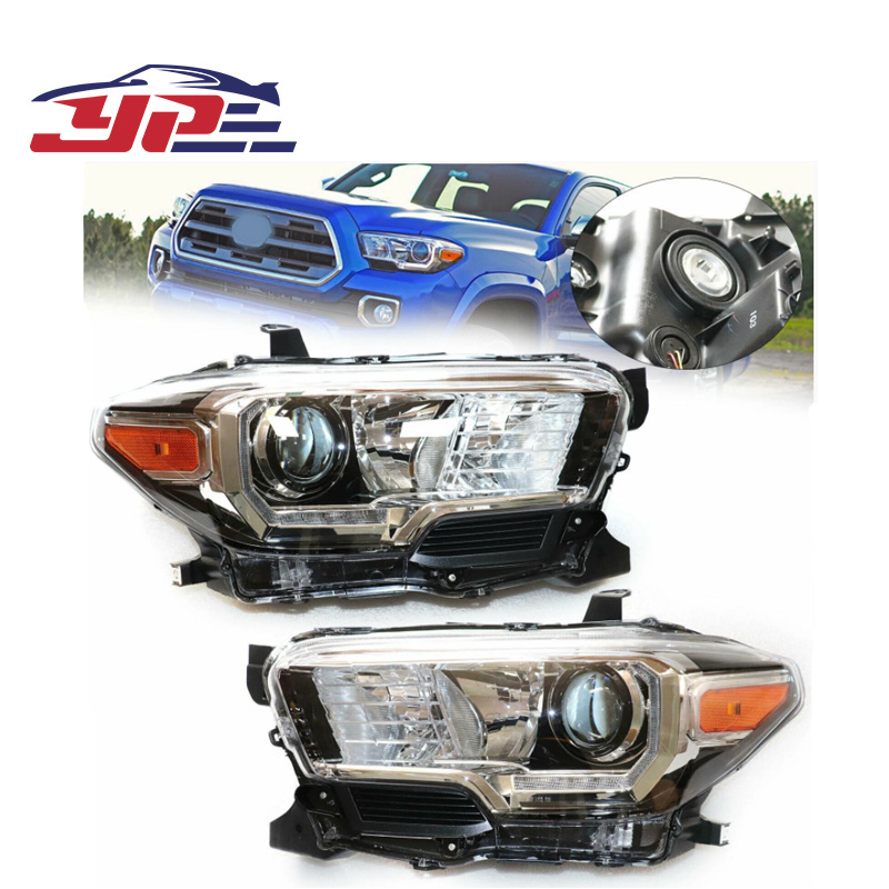 YOUPEI Chrome LED Head Lamp Headlight For Toyota Tacoma 2016 2017 2018 2019