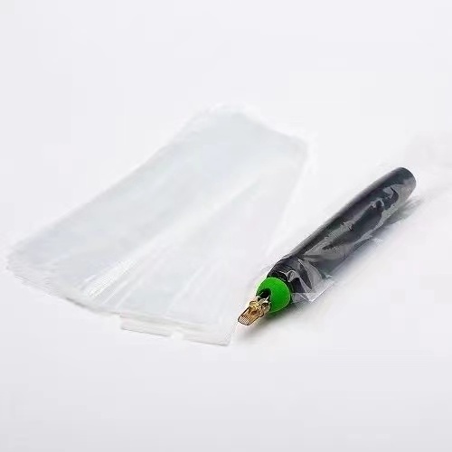 Disposable tattoo pen holder, 200 pieces, transparent protective case for tattoo pen holder, 4.6cm * 12cm