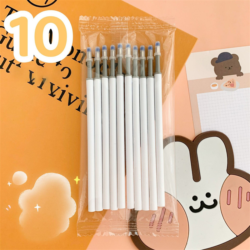 Spot Wholesale 0.5mm Creative Cute Cartoon Press Neutral Pen High Level Mixed Student Stationery Black Ink Pen