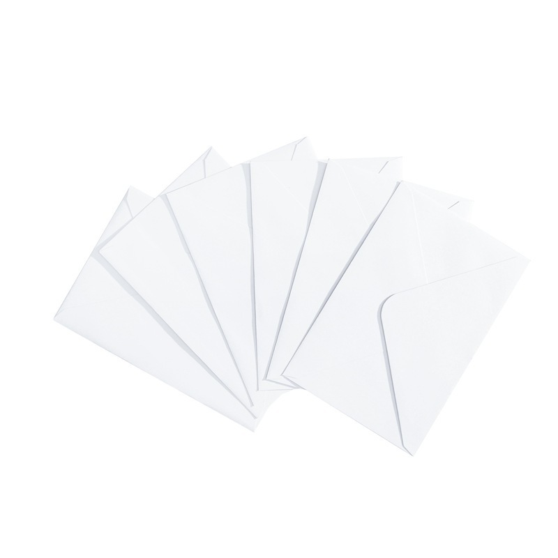 Solid color envelope customizable greeting card card storage custom paper envelopes with glue