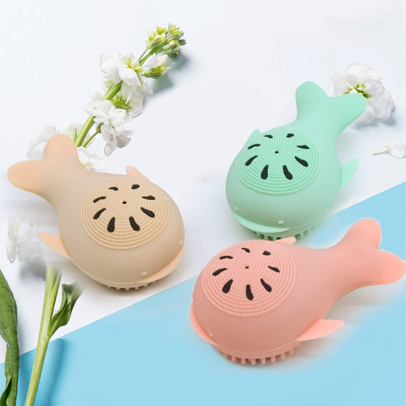 Silicone Manual Facial Cleansing Brush Massage Cleaning Brush Facial Cleansing Instrument Universal Silicone Face Washing Brush