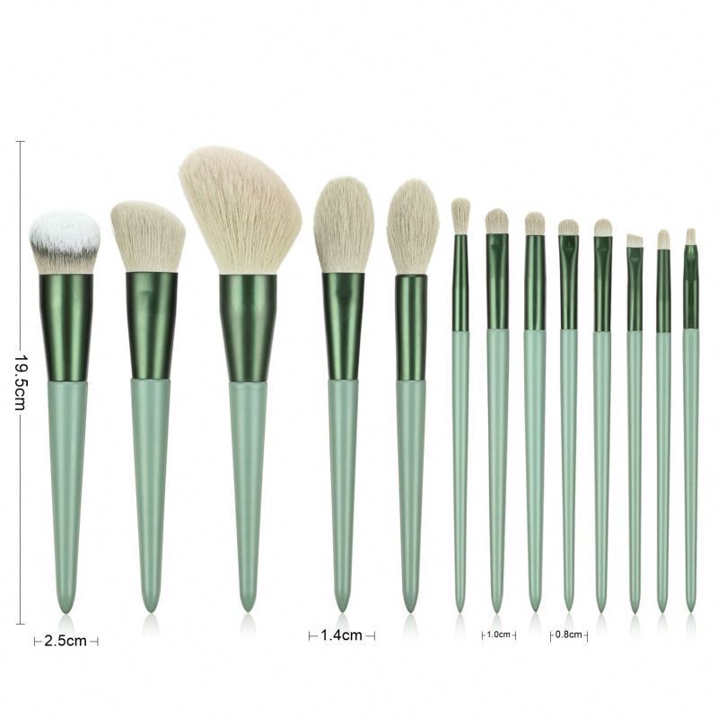 Profession 13Pcs High Quality quick-drying  Makeup Brush Set Foundation  loose Powder eye   Eyeshadow  Cosmetic Brushes Kit