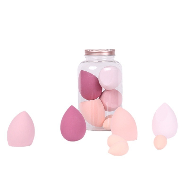 Custom Logo Wholesale Multi Color Cosmetic Special Egg Shape Sponge Beauty Latex-Free Blender Set