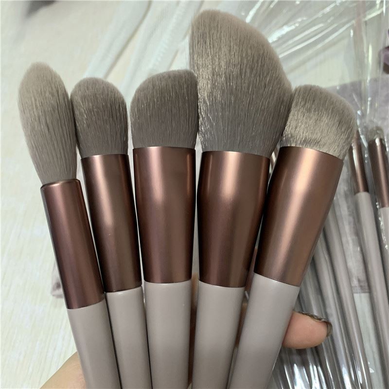 Profession 13Pcs High Quality quick-drying  Makeup Brush Set Foundation  loose Powder eye   Eyeshadow  Cosmetic Brushes Kit