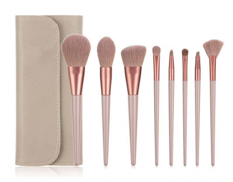 Profession 8Pcs High Quality  Makeup Brush Set Foundation Powder Eyeshadow  Cosmetic Make up Brushes Kit