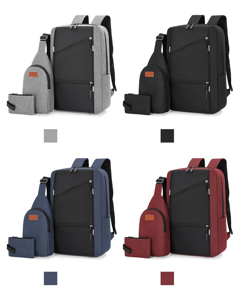 Wholesale 2023 New Polyester Fiber Usb Smart Business Travel Laptop Backpack With Security Lock