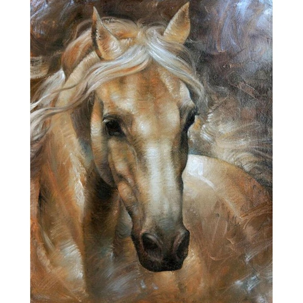 High quality ECO canvas horse diamond painting 5d DIY painting by numbers wall art canvas painting