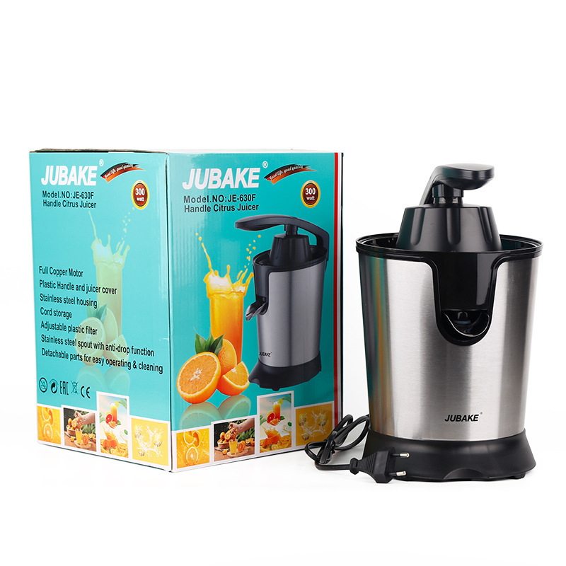 Powerful full copper motor orange citrus juicer machine 300w citrus juicer extractor wholesale stainless steel with handle