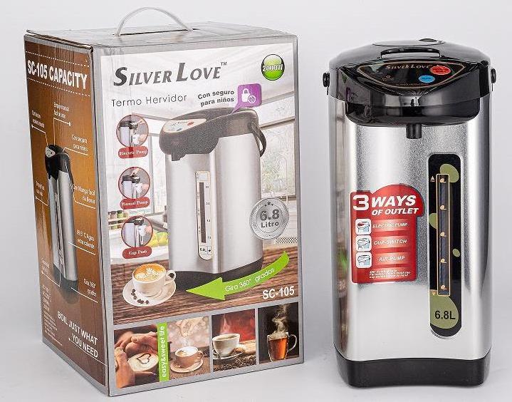 SILVER LOVE SC105 stainless steel inner pot electric water kettle thermo pot