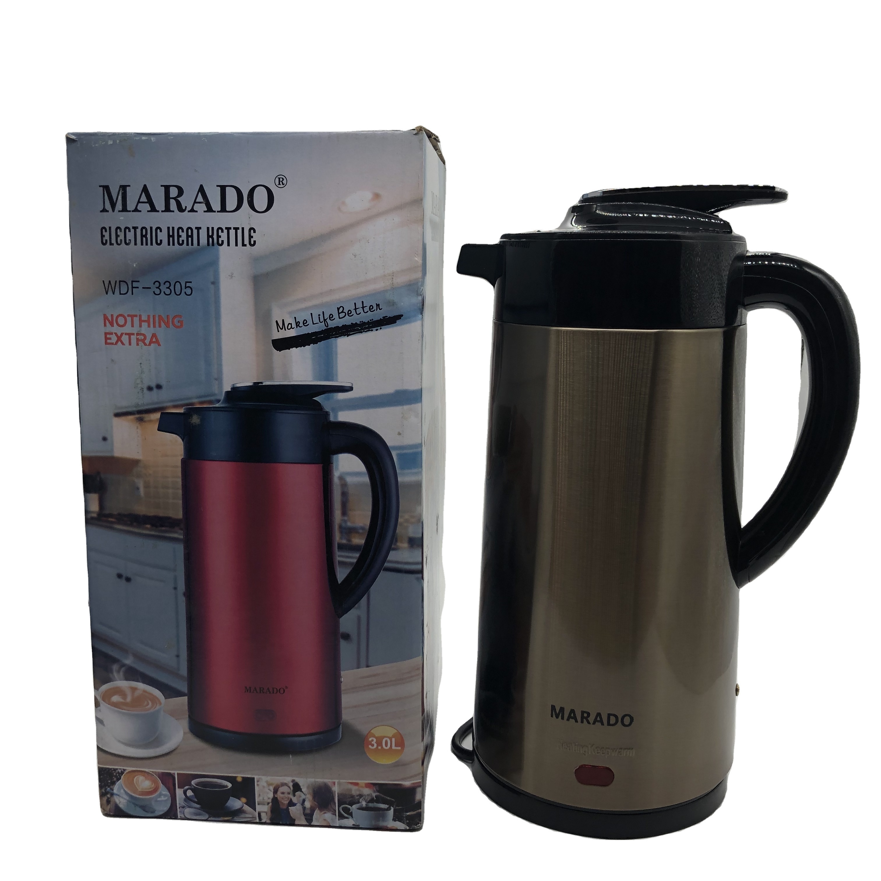 Factory direct mixed color electric kettle household automatic power-off stainless steel kettle