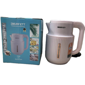 SMURFETT 2223 Household electric  kettle 2.5L capacity kettle British plug European plug stainless steel plastic kettle