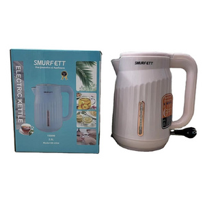 SMURFETT 2224  Household electric  kettle 2.5L capacity kettle British plug European plug stainless steel plastic kettle