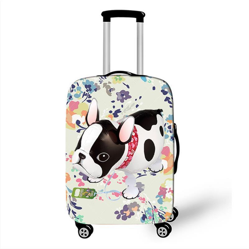 Wholesale 18-32 Inches Cute Cats Print Luggage Cover Custom Transparent Luggage Covers Suitcase Cover