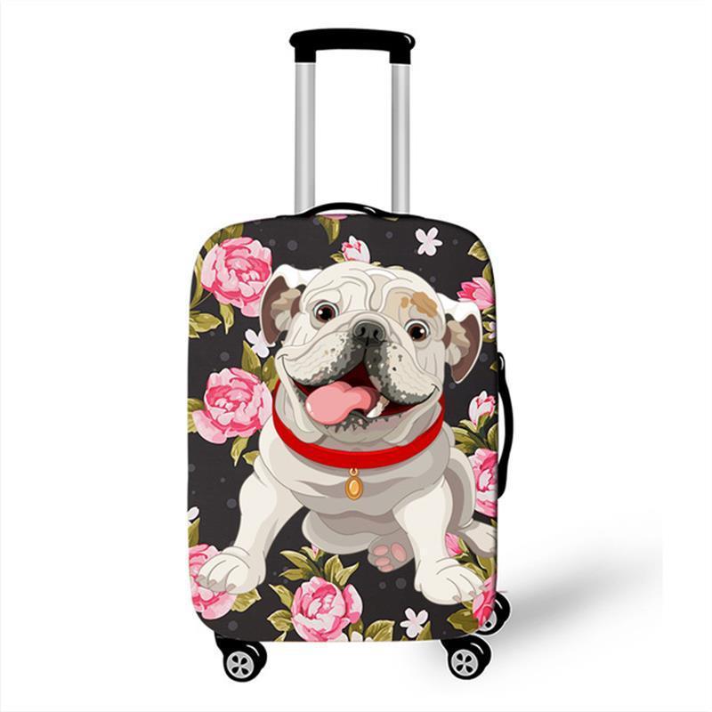 Wholesale 18-32 Inches Cute Cats Print Luggage Cover Custom Transparent Luggage Covers Suitcase Cover