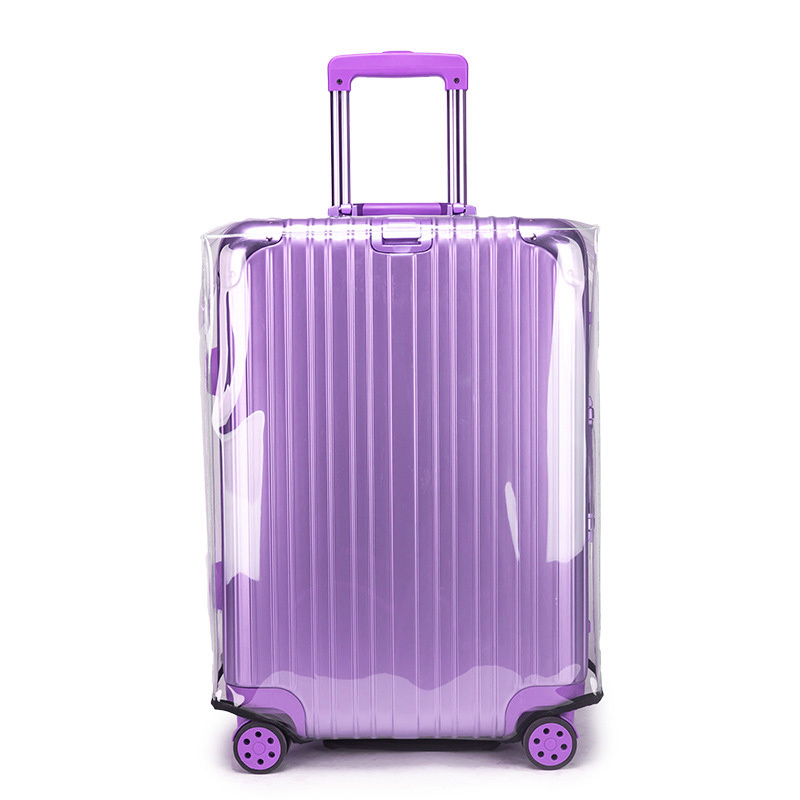 PVC Transparent Travel Luggage Cover Protector for Carry Waterproof Suitcase Cover Plastic Protective