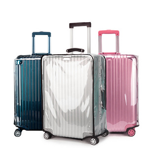 PVC Transparent Travel Luggage Cover Protector for Carry Waterproof Suitcase Cover Plastic Protective