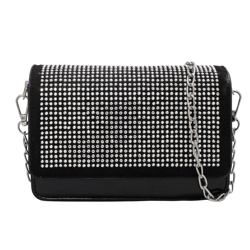 Rhinestone Bag Women's Bag 2022 Summer New Versatile Full Of Diamond Shoulder Cross-Body Carry Underarm Bag Fashion Purse