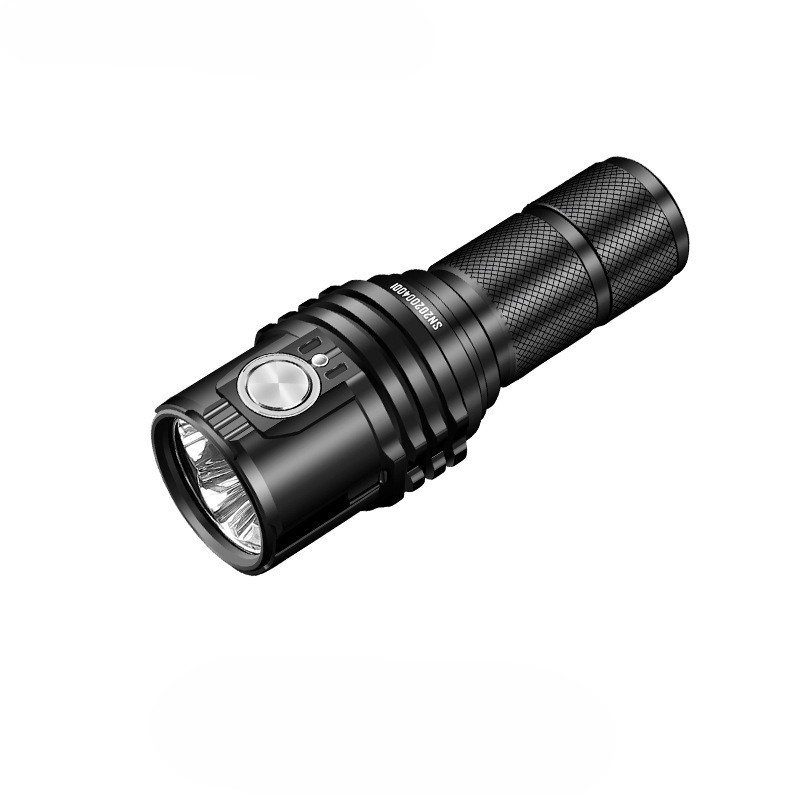 Ms03 Cold White Light 13000 Lumens Outdoor Rechargeable Lithium Battery Led Flashlight