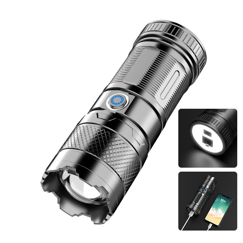 New Multifunctional Outdoor Long Life Rechargeable Long Range Large White Laser Flashlight