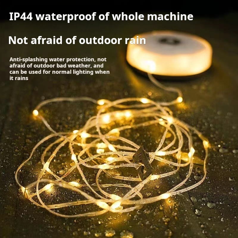 Multifunctional Outdoor Colorful Lighting Tent Emergency Atmosphere Camping String Lights