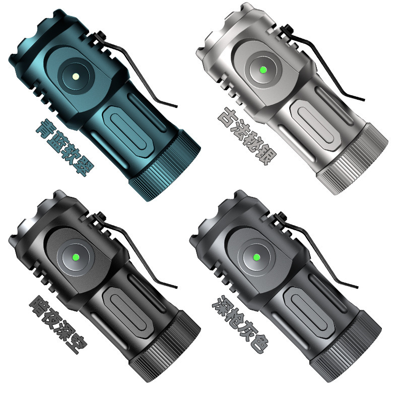 Mini Led Strong Light Five Eye Flashlight Small Multi Function Rechargeable Tactical Flashlight