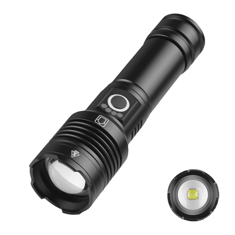 Mr. Bright Rechargeable Led Flashlight Long Range Lamp Xhp50 P70 Security Tactical Flashlight